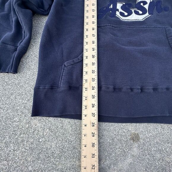 US Polo Assn Hoodie Mens XL Navy Blue Pullover Sweatshirt #3 Y2K 00's Classic - Picture 3 of 8